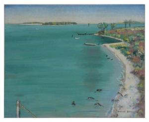 KOMROFF Manuel 1890-1974,Florida Waterway Scene,Burchard US 2020-12-13