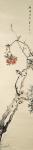 KOMURO Suiun 1874-1945,a sparrow on a flowering kaki tree branch,1910,Arcimboldo CZ 2011-05-29