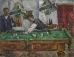 KONCHALOVSKY Piotr Petrovich 1876-1956,The Game of Billiards. Aristarkh Lentulov ,1918,MacDougall's 2018-11-29