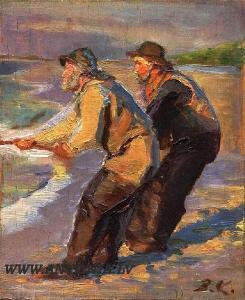 kondrats bronislavs 1890-1935,Fishermans,Antonija LV 2008-11-29