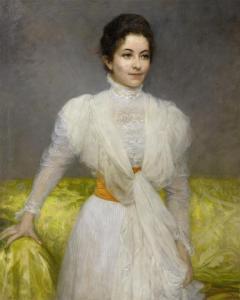 KONER Sophie 1855-1929,Portrait of a young woman,1898,Galerie Koller CH 2010-09-13