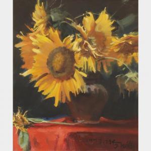 KONGDE HE 1925-2003,Sunflower,1973,33auction SG 2023-04-30
