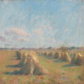 KONGSBOLL Kristian 1880-1913,Field landscape,Bruun Rasmussen DK 2012-08-06