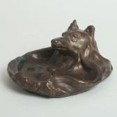 KONGSTRAND Søren 1872-1951,A ceramics ashtray with dog's head,Bruun Rasmussen DK 2009-11-16