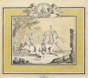 KONIG Franz Niklaus 1765-1832,Bacchanal,Galerie Koller CH 2022-04-01