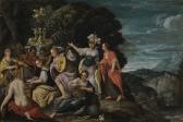 KONIG Johann 1586-1642,MINERVA VISITING THE MUSES ON MOUNT HELICON,1620,Sotheby's GB 2018-12-06