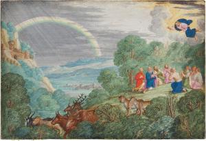 KONIG Johann 1586-1642,The Rainbow after the Flood,Sotheby's GB 2023-07-05