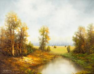 KONIG Wilhelm 1925,River Landscape,Simon Chorley Art & Antiques GB 2020-03-17