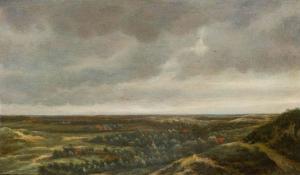 KONINCK Jacob I 1616-1690,Paysage animé en Hollande,Joron-Derem FR 2019-06-14