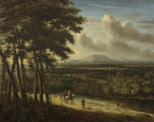 KONINCK Philips 1619-1688,Extensive landscape with figures near a river,Christie's GB 2023-01-25