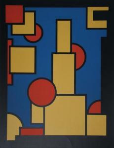 KONING Dirk 1888-1978,Composition constructive,1970,Sadde FR 2020-02-26