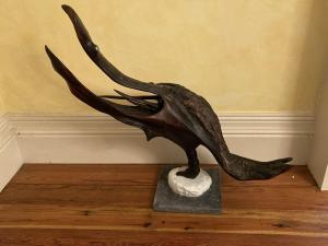 Koning Pieter,A Bogwood Formation and Carving, depicting a creat,Fonsie Mealy Auctioneers 2021-07-27