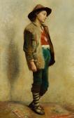 KONSTANTIN HANSEN Elise,A Savoyard boy. "Savoyarddreng". 1886,1886,Bruun Rasmussen 2007-11-27