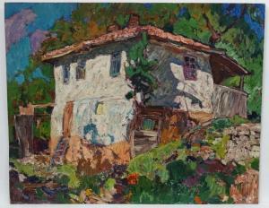 KONZMICH Stoliarenko Petr 1925-2018,The old house,1969,Dickins GB 2016-02-06