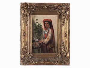 KOOL Sipke, Spkee 1836-1902,Italian Girl,19th century,Auctionata DE 2016-05-30