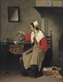 KOOL Sipke, Spkee 1836-1902,Pouring tea,Christie's GB 2008-02-26