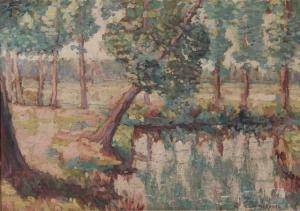 KOOLE M.J,A wooded pool in the impressionist manner,Mallams GB 2011-03-09