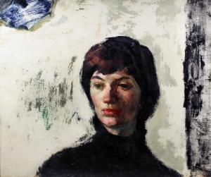 KOOLMAN Alex 1900-1900,Girl in Black,Canterbury Auction GB 2013-04-16