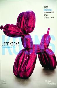 KOONS Jeff 1955,Jeff Koons - Centre Georges Pompidou,2015,Artprecium FR 2016-02-18