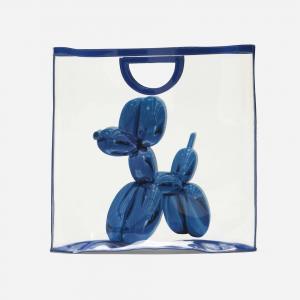 KOONS Jeff 1955,Lisa Perry Blue Balloon Dog canvas bag,2012,Los Angeles Modern Auctions 2024-04-24