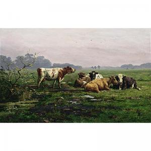 KOOPER Ary Cornelis 1855-1921,cattle in a landscape,Sotheby's GB 2003-09-29