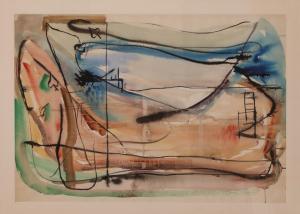 KOPAC Slavko 1913-1995,"Paysage abstrait",Versailles Enchères FR 2023-07-09