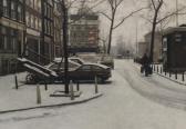 KOPPELAAR Frans 1943,Haarlemmerplein in winter, Amsterdam,Christie's GB 2008-02-27