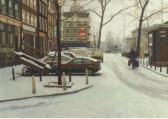 KOPPELAAR Frans 1943,Haarlemmerplein, winter,Christie's GB 2004-02-03