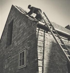 KOPPITZ Anna 1895-1989,Roof construction work,c.1930,Palais Dorotheum AT 2016-06-13