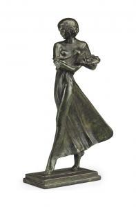 KORBEL Mario Joseph 1882-1954,Woman with a Basket of Fruit,Christie's GB 2013-02-27