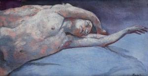 KORDA Henry 1957,Reclining nude,1991,Woolley & Wallis GB 2021-05-11
