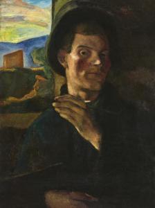 KORDA Vince 1897-1977,Self- Portrait,Kieselbach HU 2019-05-20