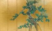 korenobu rankosai,A gnarled
fungus-covered pine tree,1818,Bonhams GB 2009-11-03