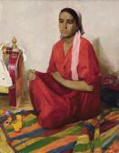 KORINOV S 1900-1900,Portrait of a Uzbek Woman,1964,Heritage US 2008-11-14