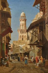 KORNBECK Peter 1837-1894,The Khanqah of Baybars II, Cairo,1889,Sotheby's GB 2023-04-25