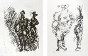 KORNBRUST Leo 1929-2021,Zwei Lithographien,1959,DAWO Auktionen DE 2015-07-29