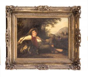 KORNECK Albert Friedrich 1813-1905,Rastender Schäfer,Historia Auctionata DE 2018-09-22