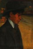 KORNERUP Ebbe 1874-1957,Portræt af en ung italiensk maler,1906,Bruun Rasmussen DK 2016-12-05