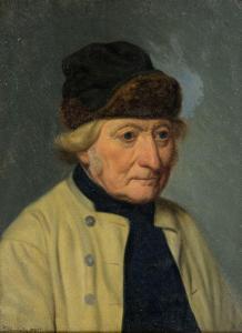 KORNERUP Jacob,Portrait of a gentleman, bust-length, wearing a fu,1865,Rosebery's 2022-11-16