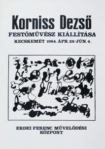 KORNISS Dezso 1908-1984,Kiállítási plakát,1984,ARTE HU 2024-04-04