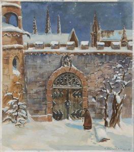 KOROUCHKINO M 1900-1900,Eglise sous la neige.,1932,Coutau-Begarie FR 2011-05-20