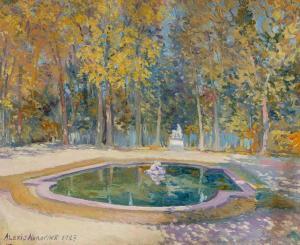 KOROVIN Aleksej K.,Bassin aux oreilles du parc de Versailles,1927,Millon & Associés 2020-05-15