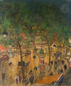 KOROVIN Aleksej K. 1897-1950,Paris, boulevard Montmartre,Ader FR 2023-05-16