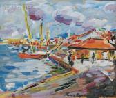KOROVIN Konstantin Alexandrovitch 1861-1939,Harbor View,Skinner US 2009-09-11