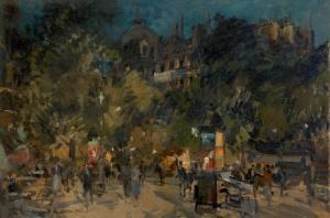 KOROVIN Konstantin Alexandrovitch 1861-1939,Paris by Night,1925,MacDougall's GB 2023-12-05
