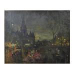 KOROVIN Konstantin Alexandrovitch,Parisian Street Scene at Night,Kodner Galleries 2023-05-24