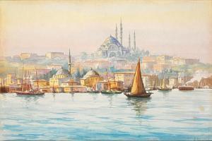 KORSAKOFF GALSTON Alexandra 1884-1969,LE BOSPHORE,Millon - Cornette de Saint Cyr FR 2009-12-05