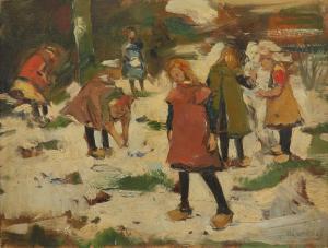 KORTELING Willem 1889-1964,Children in the snow,Woolley & Wallis GB 2020-08-26