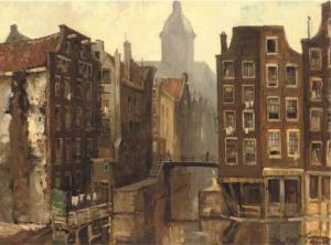 KORTHALS Jan 1916-1973,Het Kolkje, Amsterdam,Christie's GB 2007-01-16
