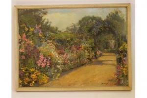 KORTRIGHT Henry Somers 1870-1942,A Summer Garden,Hartleys Auctioneers and Valuers GB 2015-06-17